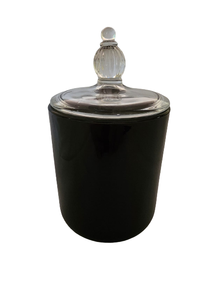 Sohum Glass Candle Holder & Lid