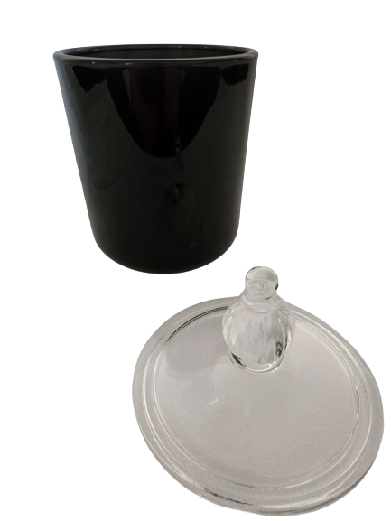 Sohum Glass Candle Holder & Lid
